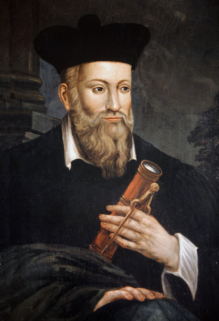 Nostradamus portréja.