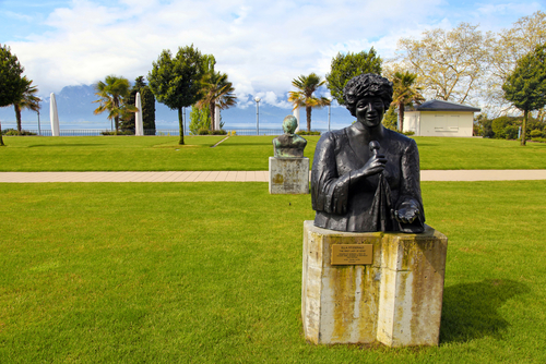 Ella Fitzgerald szobra Svájcban