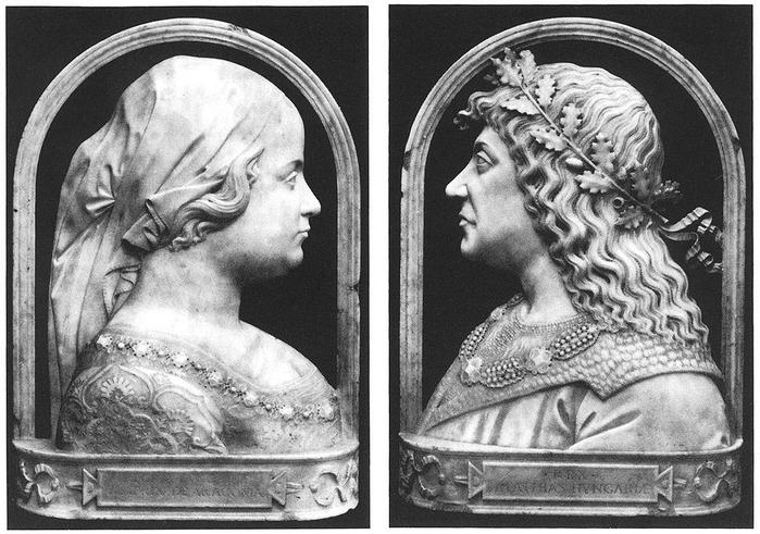 Corvin Mátyás és Aragóniai Beatrix portréja